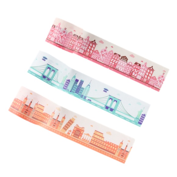 CITY & ABSTRACTION COLLECTION WASHI TAPE(4 PK) - Picture 4 of 7
